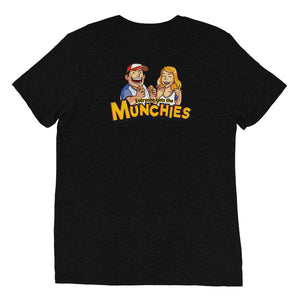Short sleeve "Everybody Gets The Munchies" tri-blend t-shirt